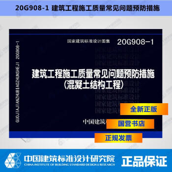 20G908-1建筑工程施工质量常见问题预防措施（混凝土结构工程） 商品图0