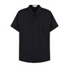 HIM漢崇 夏季新休闲男装衣服男士休闲衬衣都市黑色短袖衬衫青年男 商品缩略图3