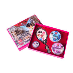 如玥老上海国货素颜霜珍珠膏香膏化妆镜礼盒套组套装