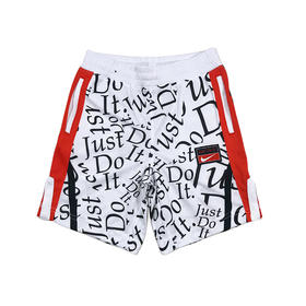 耐克-童衣类（夏）D0男小童短裤纯白色