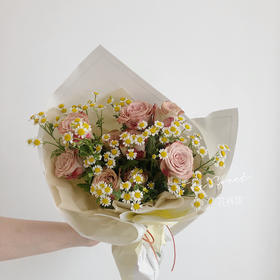 花艺 复古报纸ins·花束