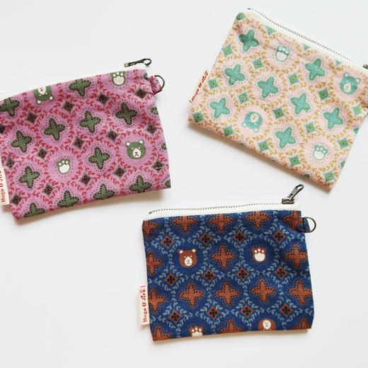 HUJI祤集kacase卡包插画小熊脚爪 商品图0