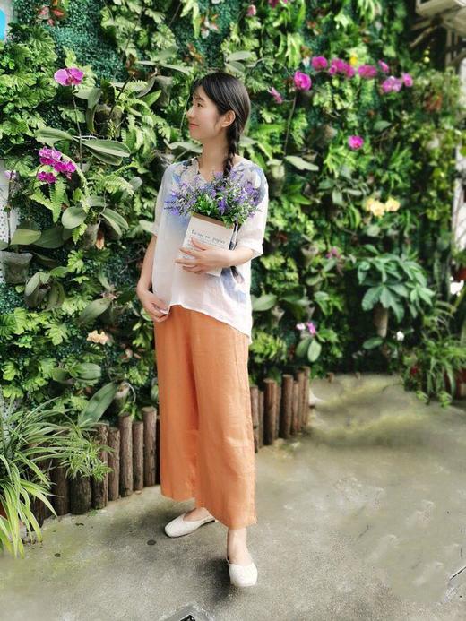 麻直筒裤88666 商品图3