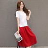 WZNH-DSKJ1880-2夏季女装新款时髦两件套裙亚麻气质中长款 商品缩略图2