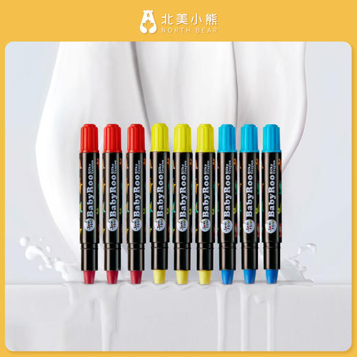 美国加拿大版本 美乐儿童蜡笔套装无毒可水洗油画棒 #宁波仓 商品图8