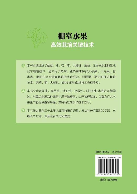 棚室水果高i效栽培关键技术 大棚种植水果技术书籍设施管理棚室建设建造大棚水果种植技术书籍果农培训 棚室水果栽培新技术 商品图1