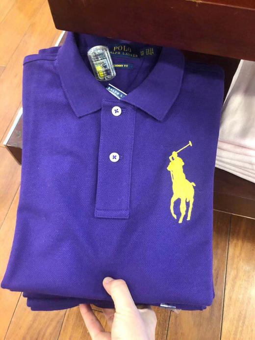 美国直邮任意两件起发拉夫劳伦女士大马标polo衫短袖蓝色