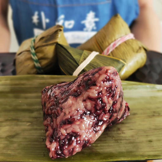 每周四杭州直发包邮20朴和素农场生态紫米紫米粽