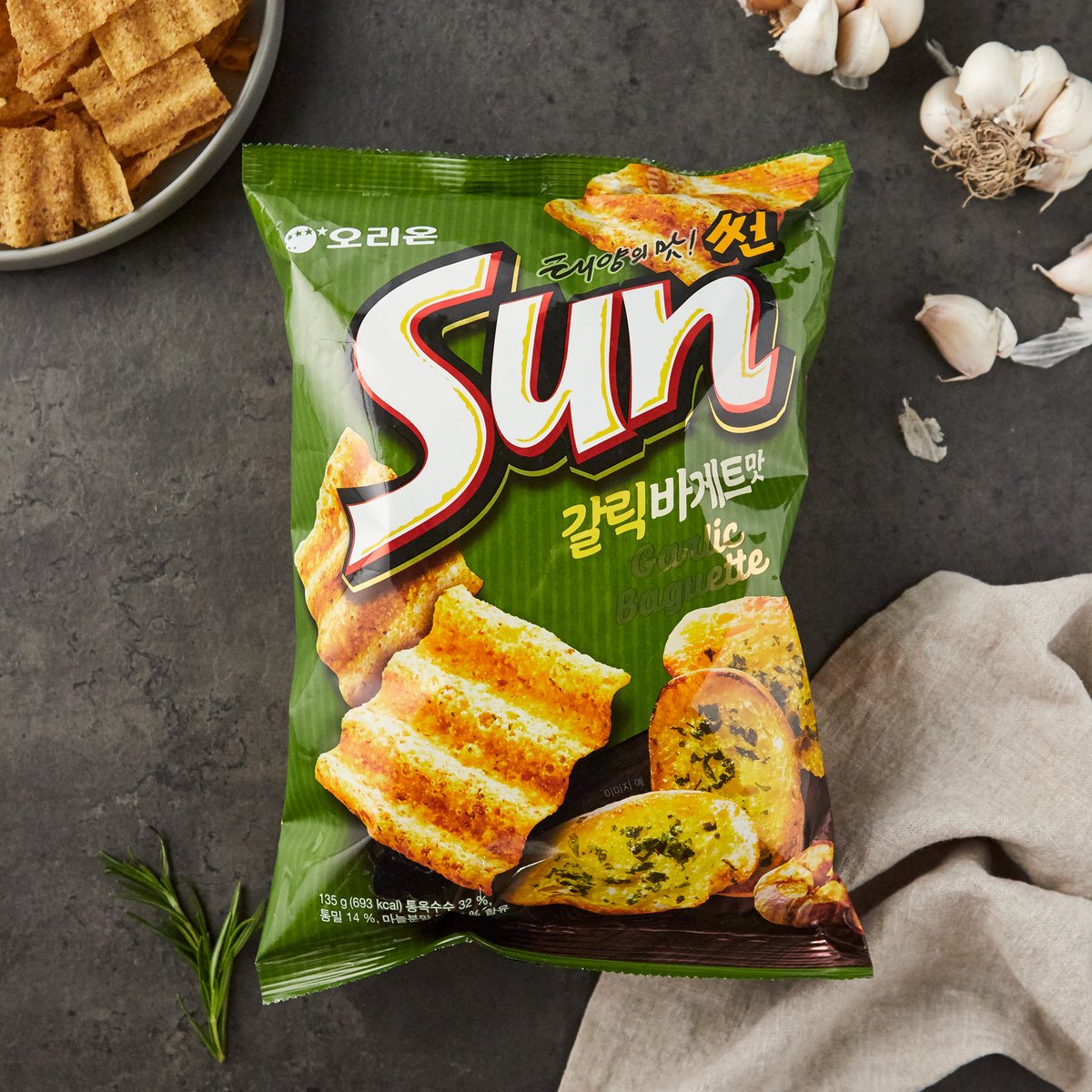 Orion Sun Gullic Baguette Taste 135g 膨化小吃JPY带授权招加盟代理