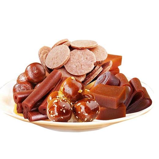 零食铺子 御食园 山楂什锦组合 500g/袋 糖葫芦 山楂卷 果丹皮 山楂片 山楂丸 山楂糕 商品图0