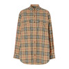 【三】BURBERRY 巴宝莉 女士 Vintage 格纹弹力棉质宽松长袖衬衫 8022285 A7028 商品缩略图0