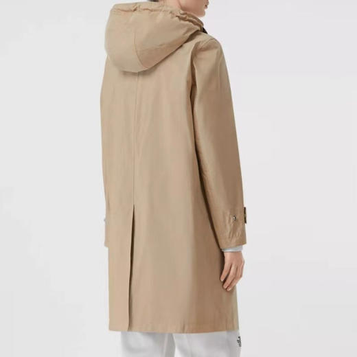 BURBERRY 博柏利 春夏新款米色可拆式连帽风衣女装女士外套女士风衣 卡其色 8022732 A7727 商品图2