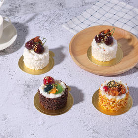 【分装】慕斯纸垫 10个装  金色/银色 方形/圆形 多款可选