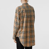 【三】BURBERRY 巴宝莉 女士 Vintage 格纹弹力棉质宽松长袖衬衫 8022285 A7028 商品缩略图2