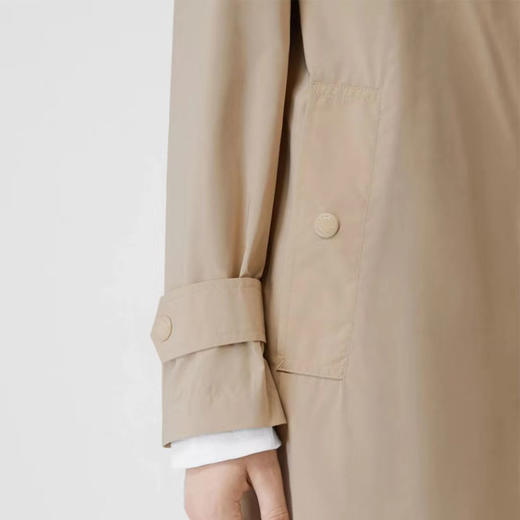 BURBERRY 博柏利 春夏新款米色可拆式连帽风衣女装女士外套女士风衣 卡其色 8022732 A7727 商品图3
