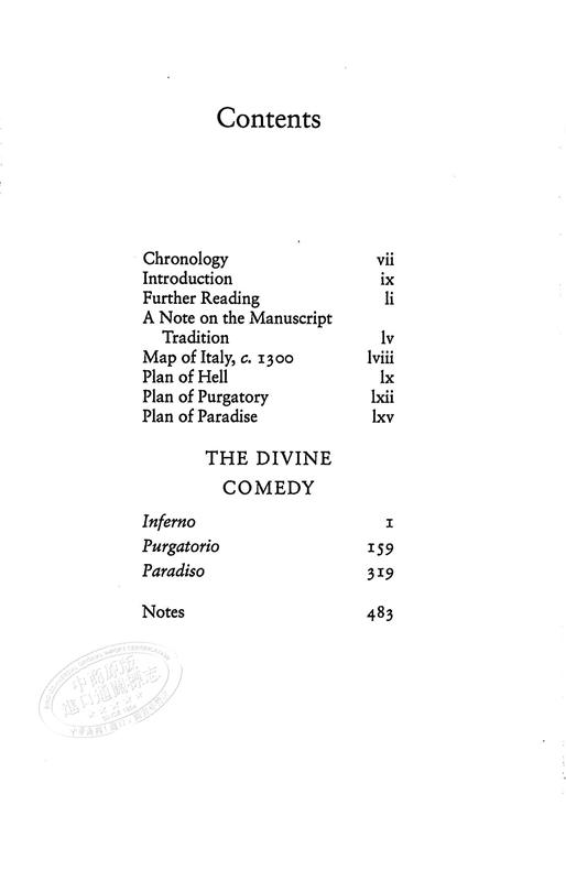 【中商原版】The Divine Comedy: Inferno, Purgatorio, Paradiso (Penguin Classics) 英文原版 但丁：神曲（地狱、炼狱和天堂） 商品图4