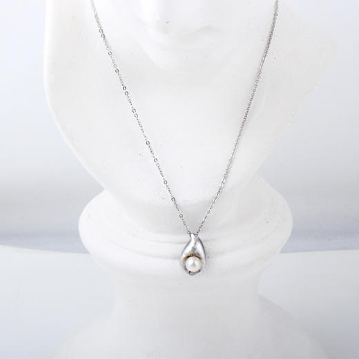 vintage孤品tasaki项链天然珍珠镶嵌吊坠日本制