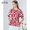 EITIE爱特爱修身显瘦百搭印花收腰小上衣B2013432 商品缩略图0