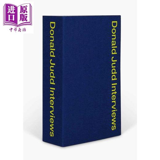 预售 【中商原版】唐纳德·贾德访谈 英文原版 Donald Judd Interviews 商品图2
