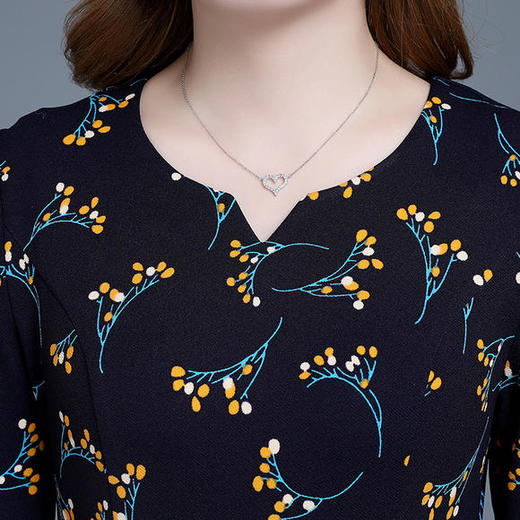 QYM-LFDS-YY813新款修身显瘦优雅连衣裙 商品图3