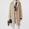 BURBERRY 博柏利 春夏新款米色可拆式连帽风衣女装女士外套女士风衣 卡其色 8022732 A7727 商品缩略图1