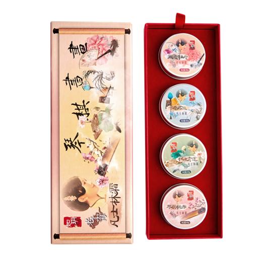 如玥老上海凡士林霜琴棋书画礼盒套组滋润面霜套装 商品图0