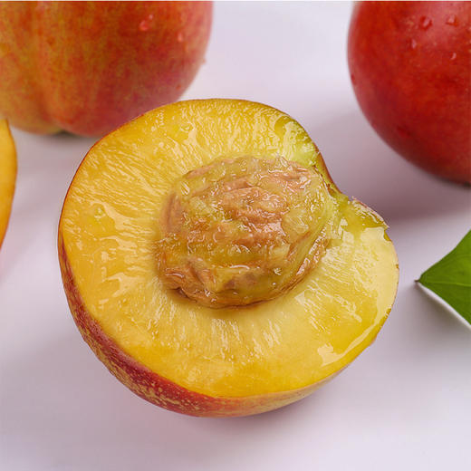 【桃子季的第六年】来自黄河故道两岸砀山的新鲜露天油桃 净重4.5斤+ 商品图3