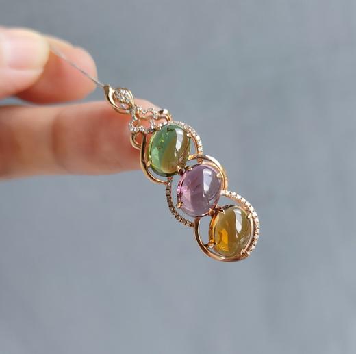 碧玺福豆吊坠 商品图3