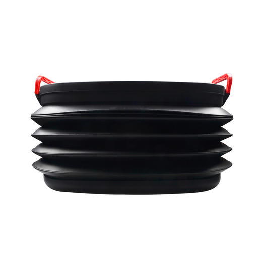 车管家 车载折叠桶收纳桶37L大容量伸缩桶收纳箱户外钓鱼桶洗车水桶垃圾桶家用车用储物桶GJ-8017 黑色 商品图2