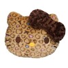 Hello Kitty Face Cushion Brown 凯蒂猫靠垫腰靠脸垫棕色JPY带授权招加盟代理 商品缩略图0