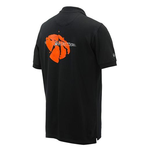意大利BERETTA 超薄透气黑色飞碟短袖POLO衫 商品图1