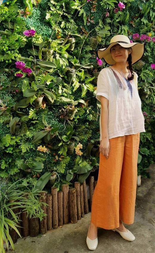 麻直筒裤88666 商品图1