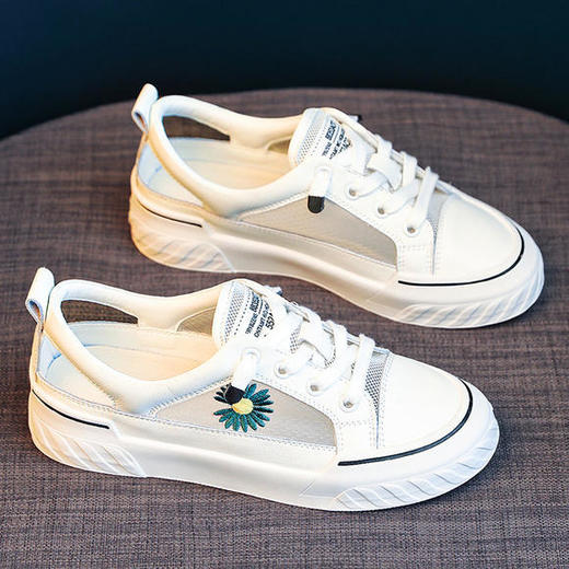ZSM-888新款夏季小白休闲透气平底包头时装凉鞋 商品图3