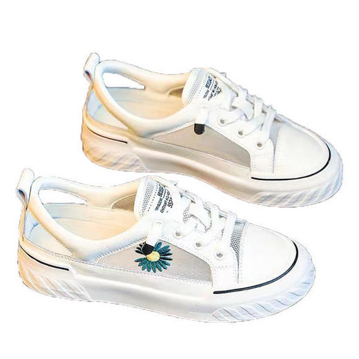 ZSM-888新款夏季小白休闲透气平底包头时装凉鞋 商品图4