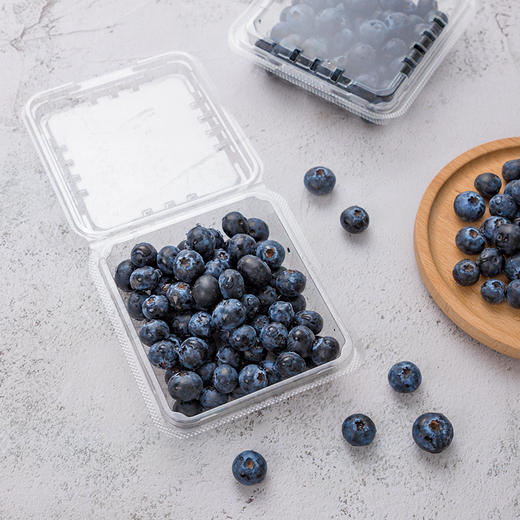 喇叭花125g蓝莓盒水果一次性透明樱桃草莓包装塑料加厚桑果盒100个 商品图1