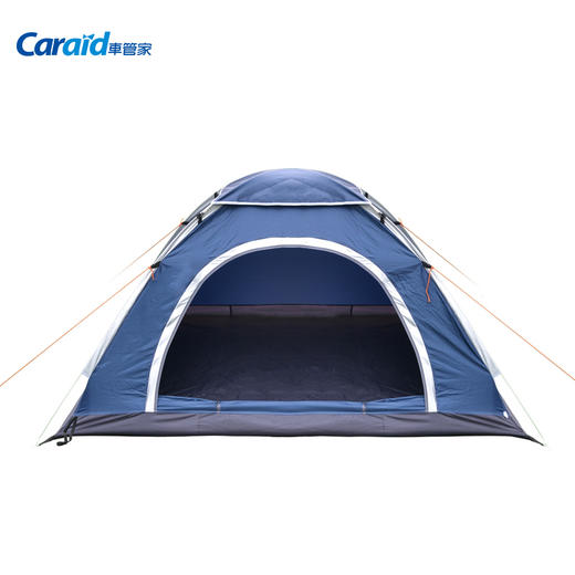 车管家 户外自动帐篷速开3人大空间野外露营防风防水防雨遮阳户外便携式一抛即开免搭建帐篷GJ-2201 蓝色 商品图0