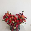 花艺 帝王红色系花桶 商品缩略图0