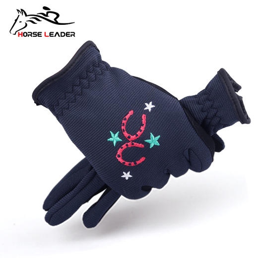 horseleader秋冬儿童马术手套-加绒加厚 HLCP001A 商品图1
