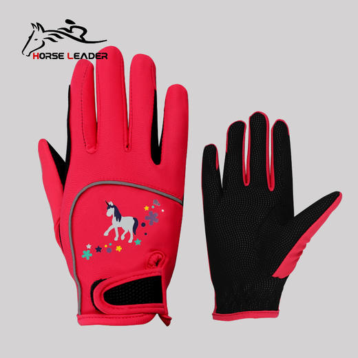horseleader儿童马术手套-进口超纤 硅胶防滑 HLCP001A 商品图5