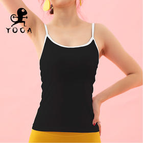壁虎瑜伽2020【白糖】极简百搭瑜伽背心（有胸垫）