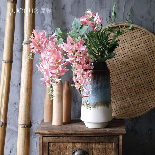 双头刺桐仿真花假花高档轻奢自然风客厅商场别墅家居特色绢花装饰 商品图2