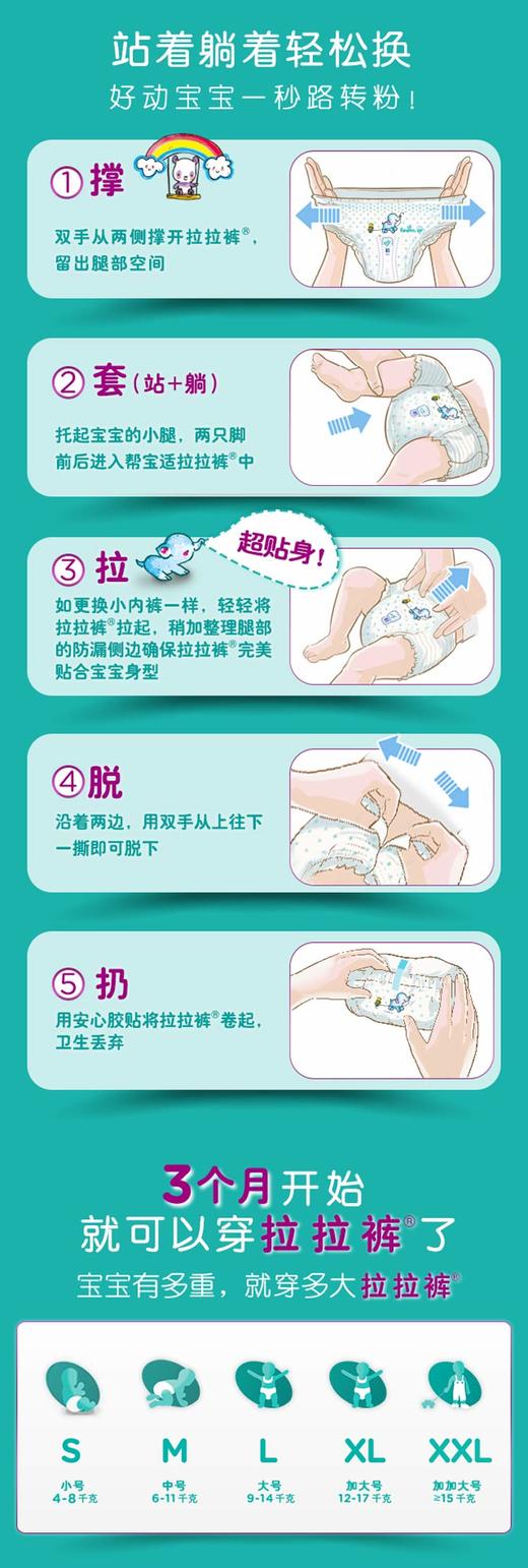 帮宝适（Pampers）超薄干爽网络装拉拉裤 XXL86片JPY带授权招加盟代理 商品图5