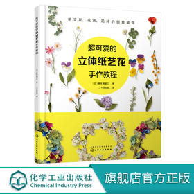 超可爱的立体纸艺花手作教程 手工制作花卉指南 手工折纸参考教程 手作花装饰花diy自制教程 布艺纸艺花制作培训 立体折纸造型书籍