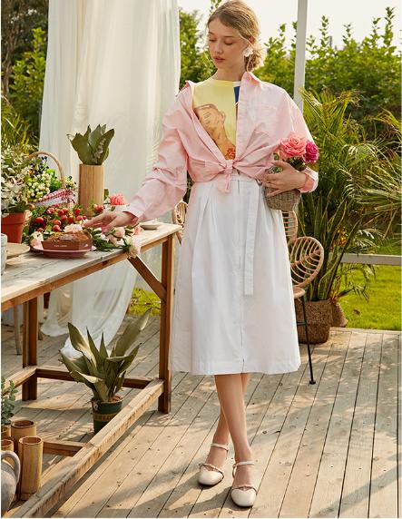 Safiya索菲娅粗跟中后空时装凉鞋2020春夏SF01114104 商品图4