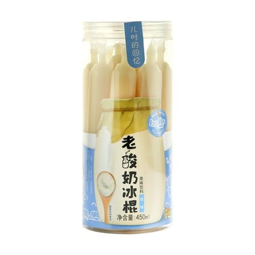 比逗仕原味老酸奶冰棍棒冰10支450ml*1桶 商品图0