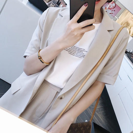 裁缝学苑 AG60女士小香风职业西装西服短裤两件套服装纸样切割图 商品图1