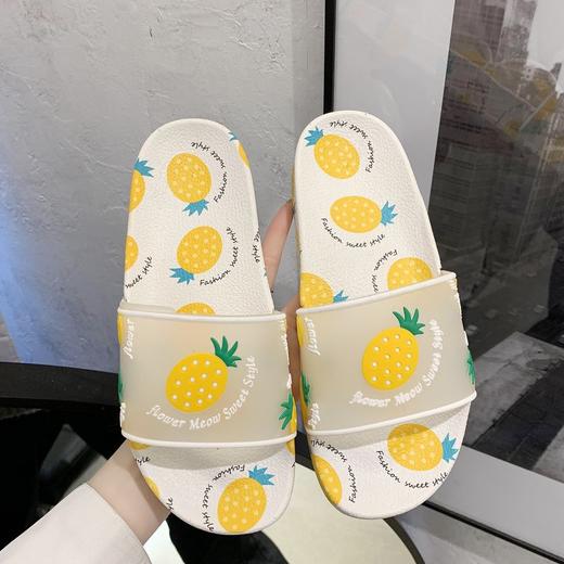 【防滑浴室可爱少女心凉拖鞋】女鞋夏天室内外穿网红一字ins潮 商品图5