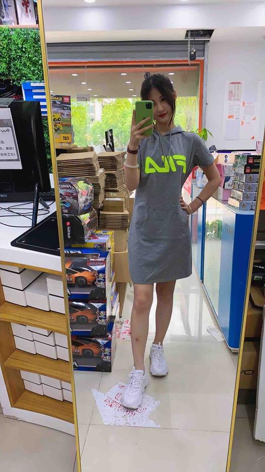 活力！Fila短袖带帽连衣裙！领先款保真 商品图3