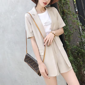裁缝学苑 AG60女士小香风职业西装西服短裤两件套服装纸样切割图