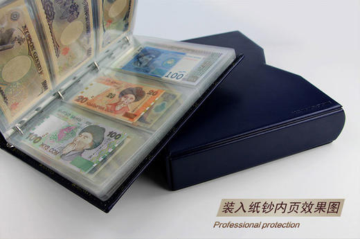 【PCCB】  通用活页收藏册(标准竹节邮票册纸币册钱币册空册不含内页 商品图6